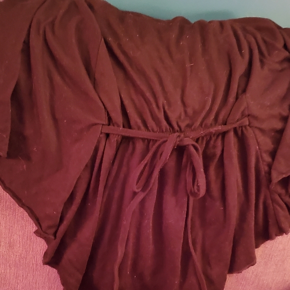 Black lace detail top - Picture 4 of 5